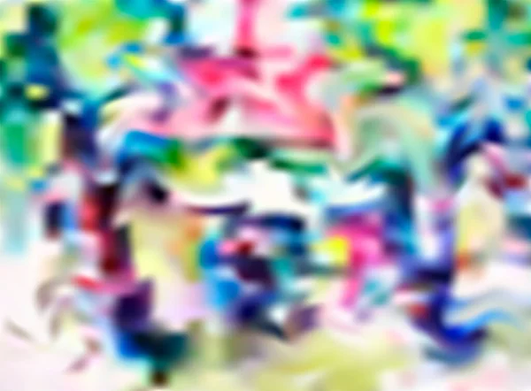 Многоцветный Абстрактный Размытый Фон Яркие Радужные Случайные Пятна Пятна Белом — стоковый вектор