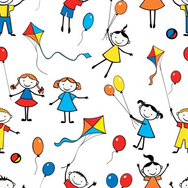 Desen oynak komik çocuk