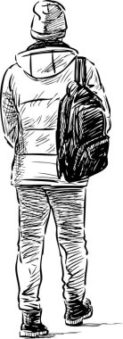 Bir rahat şehir yaya taslağını