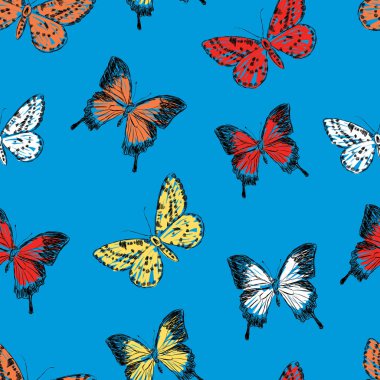 Kelebeklerin çizimler ve Seamless modeli
