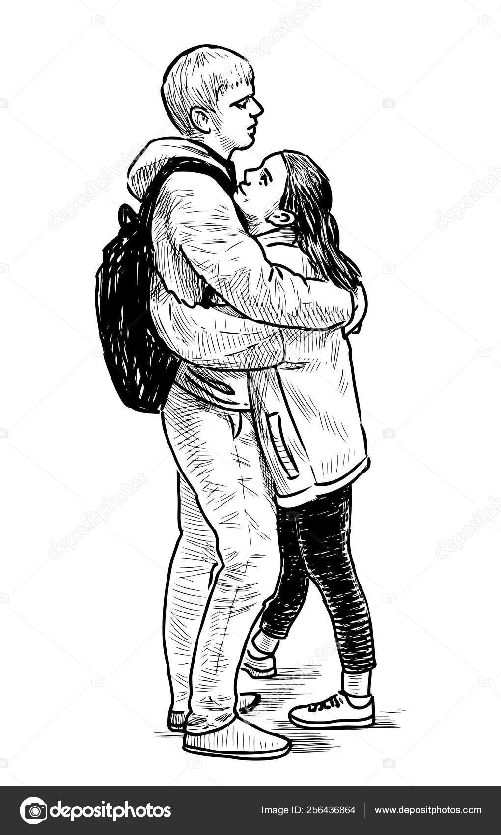 70+ Pencil Of Couples In Love Drawings Stock Illustrations, Royalty-Free  Vector Graphics & Clip Art - iStock