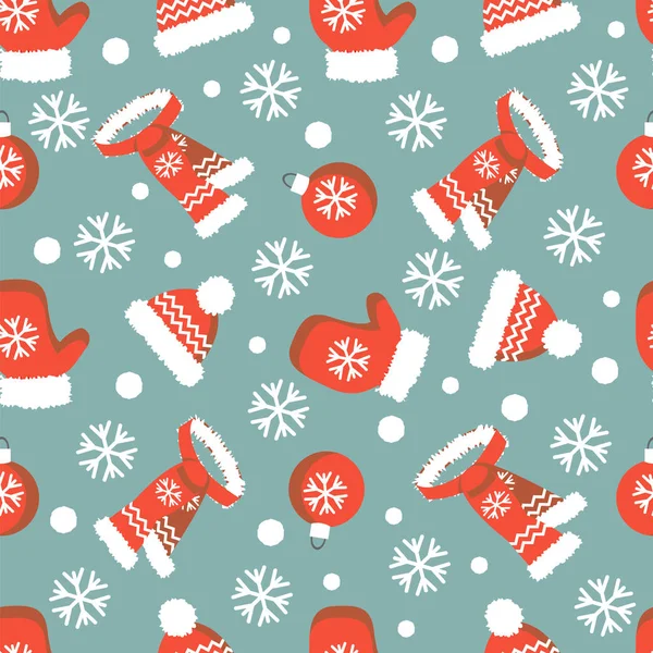 Dikişsiz desen cevher arka plan Merry Christmas ve Happy New Year