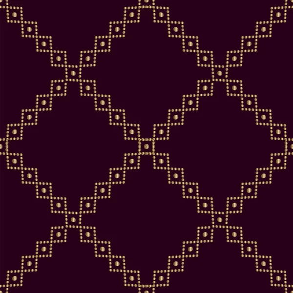 Kahverengi zemin üzerinde kusursuz desenli altın süs Mutlu Noeller ve Mutlu Yeni Yıl vektör imgesi 47