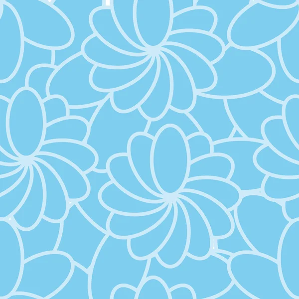 Безшовний візерунок в абстрактних пастельних синіх кольорах Векторні ілюстрації для тканини та друкованого паперу. Векторне ілюстрація — стоковий вектор