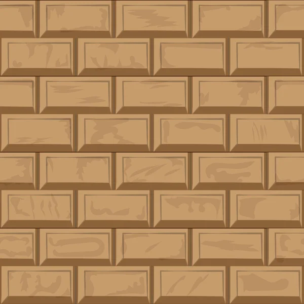 テクスチャ木製の壁のシームレスな背景 ベクトルイラスト — ストックベクタ