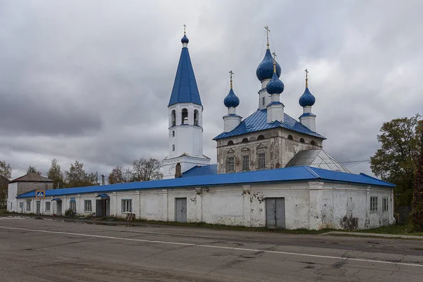 Bílý Kamenný Chrám Vologdské Oblasti — Stock fotografie