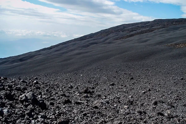 Etna yanardağı (dunes volkanik kül Mars manzara)