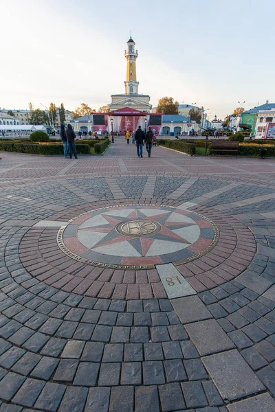 Praça Central Kostroma Rússia — Fotografia de Stock