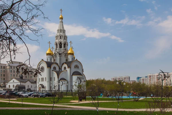 Kirche Der Iberischen Gottesmutter Ochakovo Matveyevsky Moskau Russland — Stockfoto