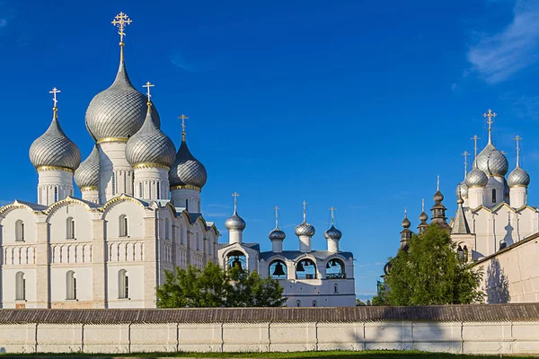 View Kremlin Rostov Veliky One Most Picturesque Cities Golden Ring — Stock Photo, Image