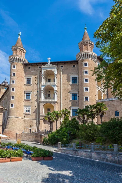 Castillo Los Duques Urbino Monumento Patrimonio Mundial — Foto de Stock