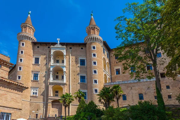 Castillo Los Duques Urbino San Marino Monumento Patrimonio Mundial — Foto de Stock