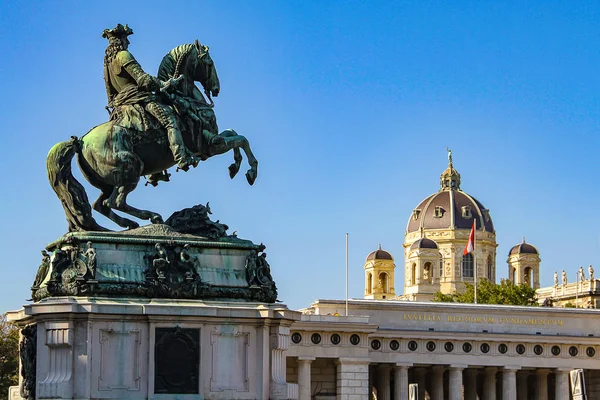 Monumento Príncipe Eugênio Saboia Viena Áustria — Fotografia de Stock