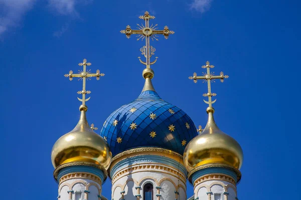 ルブレボの寺院のドーム モスクワ ロシア — ストック写真