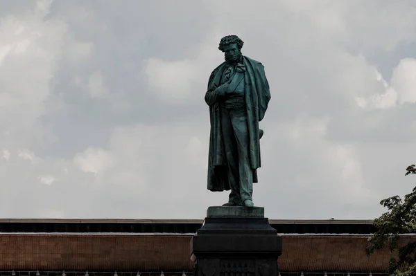 Monumento Grande Poeta Russo Alexander Pushkin Moscou — Fotografia de Stock