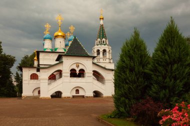 Duyuru Kilisesi. Pavlovskaya Sloboda 'da bulunan Moskova Piskoposluğu' ndan Istra Deanery Ortodoks Kilisesi. Federal öneme sahip kültürel mirasın anıtı
