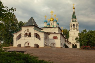Pavlovskaya Sloboda 'da bulunan Moskova Piskoposluğu' ndan Istra Deanery Ortodoks Kilisesi. Moskova bölgesi, Rusya