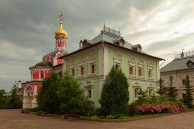 Pavlovskaya Sloboda köyündeki Kutsal Bakire Meryem 'in Anonsları Kilisesi. Moskova bölgesi, Rusya