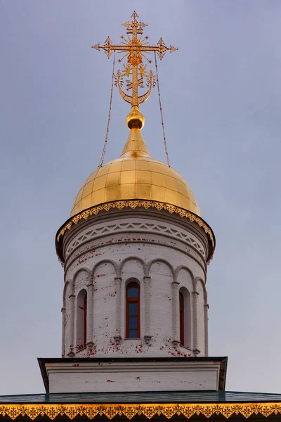 Dôme Central Église Saint Serge Radonej Velednikovo Région Moscou Russie — Photo