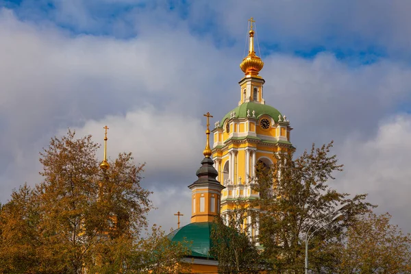 Glockenturm Des Nowospasski Klosters Moskau — Stockfoto