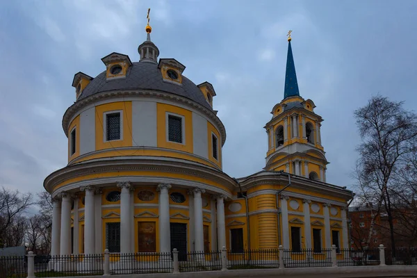 Kirche Der Himmelfahrt Des Herrn Auf Dem Gorokhovaya Feld Moskau — Stockfoto