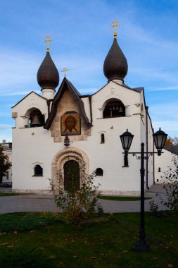 Moskova 'daki Martha ve Mary Manastırı' ndaki Ortodoks Kilisesi.