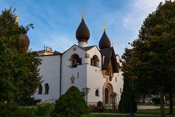 Vista Território Convento Marta Maria Misericórdia Moscou — Fotografia de Stock