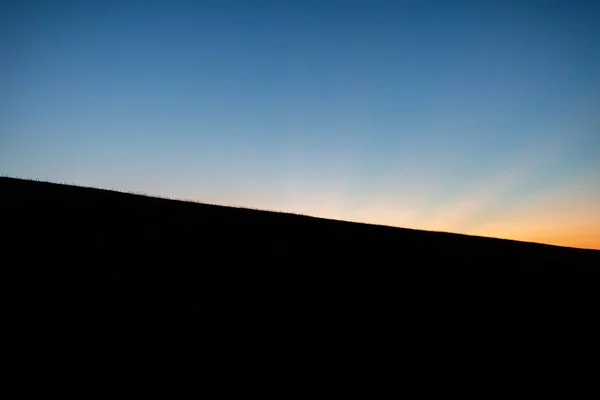 Rayos Sol Sobre Dique — Foto de Stock