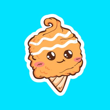 Cute Pamuk şeker vektör