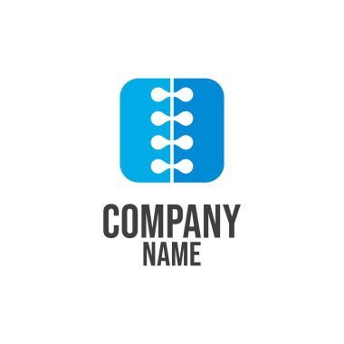 Tıbbi logo vektör, tasarım şablonu, chiropractor için logo