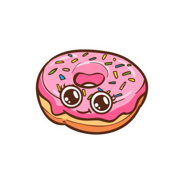 tatlı çörek vektör çizim