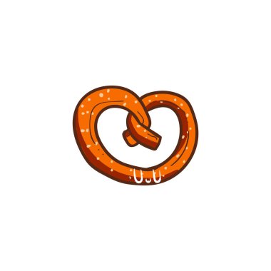 tatlı tuzlu kraker vektör çizim