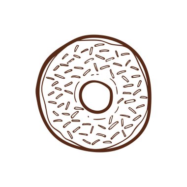 Doodle halka vektör çizim