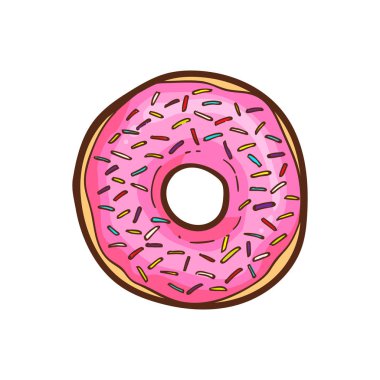 tatlı çörek vektör çizim