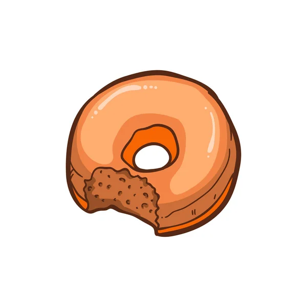 Cute Doughnut Vector Illustration — Stock Vector
