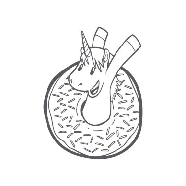 şirin tek boynuzlu at ve çörekler