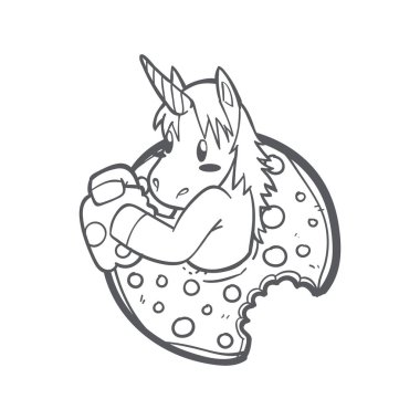 şirin tek boynuzlu at ve çörekler