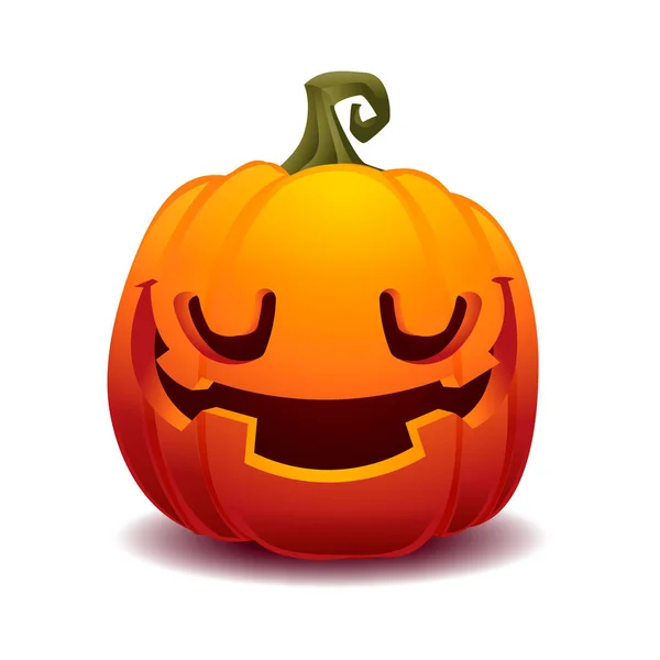 Calabaza Halloween Vector Ilustración — Archivo Imágenes Vectoriales