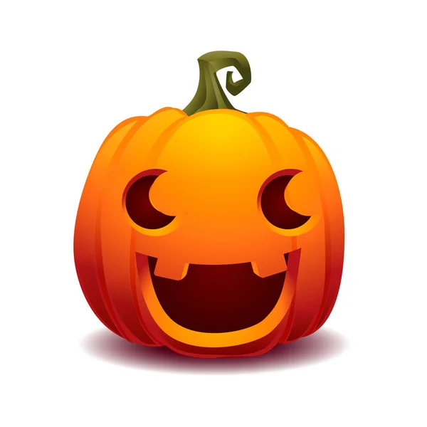 Calabaza Halloween Vector Ilustración — Archivo Imágenes Vectoriales