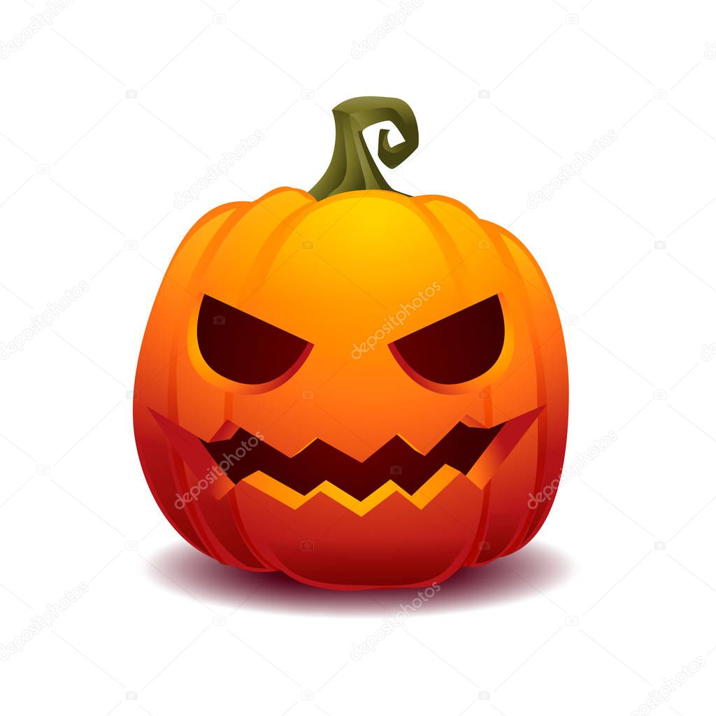 pumpkin halloween vector illustration