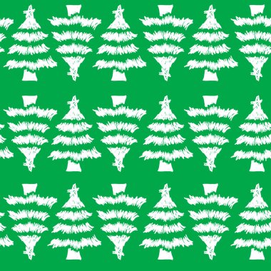 Noel ağacı Dikişsiz desen vektör