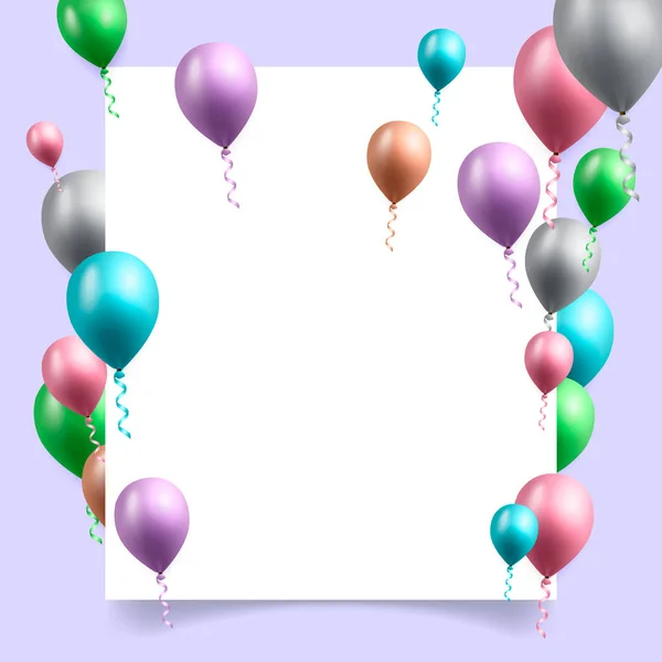 Birthday celebration background vector illustration — Stock Vector