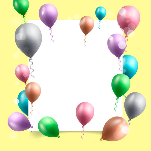 Doğum günü kutlama arka plan vektör illüstrasyon — Stok Vektör