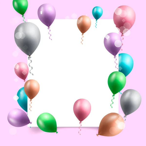 Verjaardag viering achtergrond vector illustratie — Stockvector