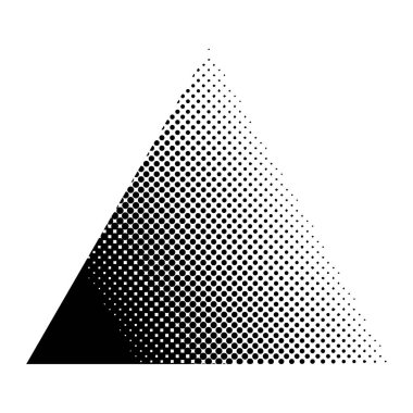 Soyut Üçgen Yarıton desen koleksiyonu