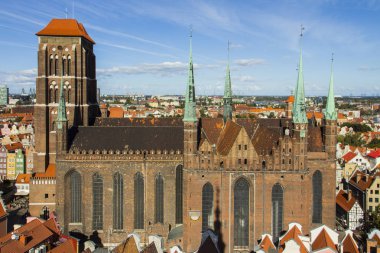 St Mary's kilise ya da resmi olarak kutsal bakire Meryem varsayım Bazilikası, Gdansk, Polonya bir Roma Katolik Kilisesi olduğunu