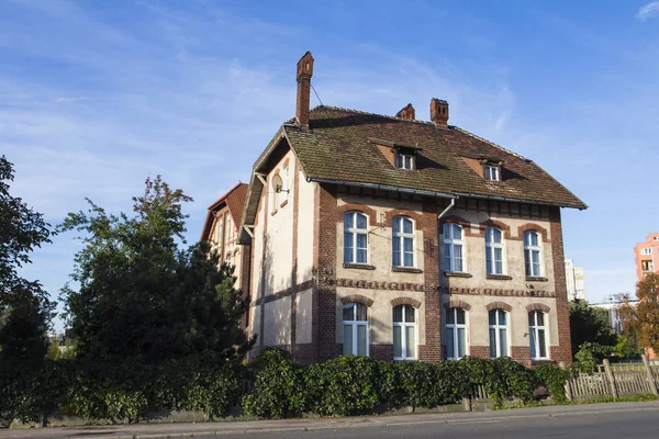 Oude Residentiële Gebouw Gdansk Polen — Stockfoto