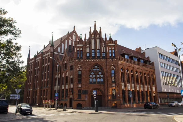 Biblioteket Den Polska Vetenskapsakademin Staden Gdansk Polen — Stockfoto