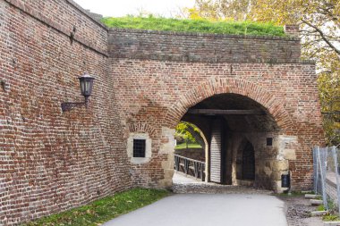 Belgrad Kalesi eski kapısı. Sırbistan