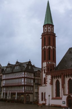 Frankfurt am Main, Almanya, eski St Nicholas kilisede bir ortaçağ Lutheran Kilisesi olduğunu